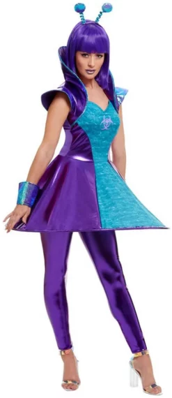 Overig Alien Kostuum Dames 7 Overig Alien Kostuum Dames -Carnavalskleding Dames Winkel alien kostuum dames 2