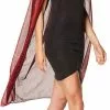 Overig Cape Met Capuchon Rood Glitter (140cm)