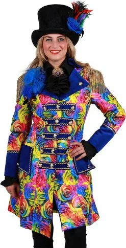 Overig Carnavalsjas Celebration Roses Voor Dames