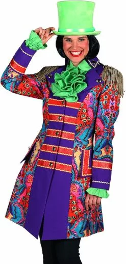 Overig Carnavalsjas Dames Playfull Purple -Carnavalskleding Dames Winkel carnavalsjas dames playfull purple 3