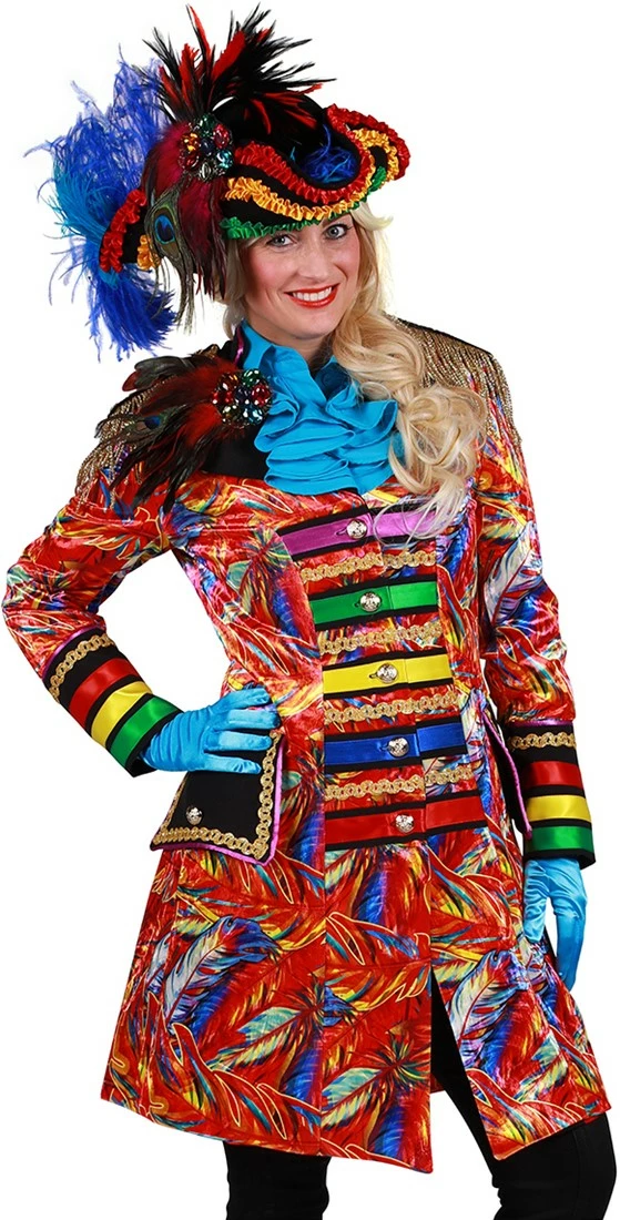 Overig Carnavalsjas Feathers Rood Voor Dames 2 Overig Carnavalsjas Feathers Rood Voor Dames - Afbeelding 2