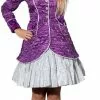 Overig Carnavalsjas Gestept Paars Luxe Voor Dames