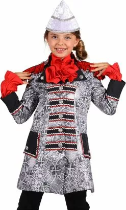 Overig Carnavalsjas Sparkle Zilver-Zwart Voor Meisjes 5 Overig Carnavalsjas Sparkle Zilver-Zwart Voor Meisjes -Carnavalskleding Dames Winkel carnavalsjas sparkle zilver zwart voor meisjes 3