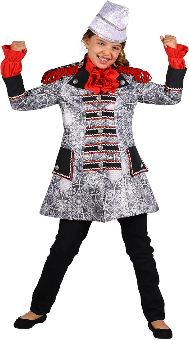 Overig Carnavalsjas Sparkle Zilver-Zwart Voor Meisjes 1 Overig Carnavalsjas Sparkle Zilver-Zwart Voor Meisjes