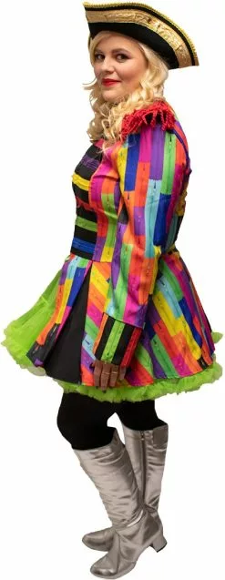 Overig Carnavalsjas Zipp-it Voor Dames -Carnavalskleding Dames Winkel carnavalsjas zipp it voor dames zijkant