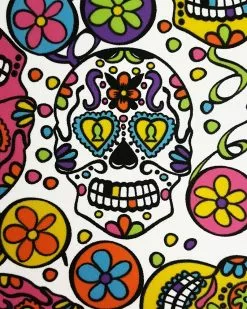Overig Colbert Mexican Skull - Day Of The Dead -Carnavalskleding Dames Winkel colbert mexican skull day of the dead 3