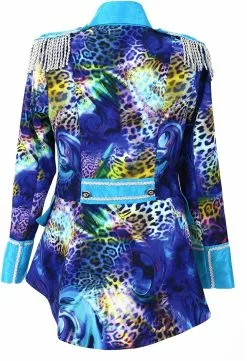 Overig Dames Blazer Blue Panther Luxe -Carnavalskleding Dames Winkel dames blazer blue panther luxe achterkant