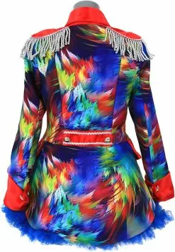 Overig Dames Blazer Colorful Leaves Luxe 6 Overig Dames Blazer Colorful Leaves Luxe -Carnavalskleding Dames Winkel dames blazer colorful leaves luxe achterkant