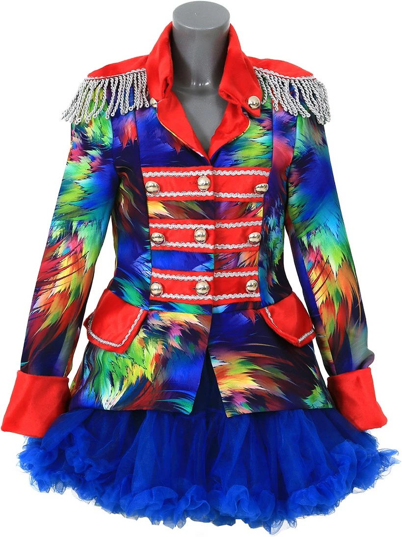 Overig Dames Blazer Colorful Leaves Luxe 1 Overig Dames Blazer Colorful Leaves Luxe