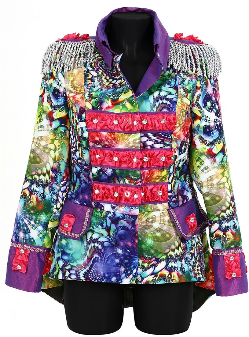 Overig Dames Blazer Purple Holographic Diamonds 2 Overig Dames Blazer Purple Holographic Diamonds - Afbeelding 2