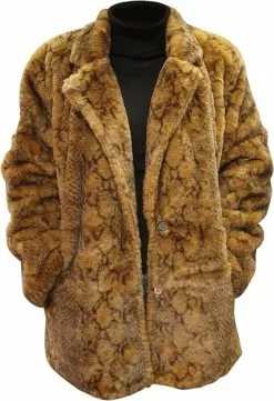 Overig Dames Bontjas Snake Bruin