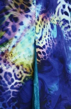 Overig Dames Carnavalsjas Blue Panther Lang Luxe 11 Overig Dames Carnavalsjas Blue Panther Lang Luxe -Carnavalskleding Dames Winkel dames carnavalsjas blue panther lang luxe detail 4