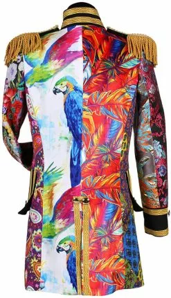 Overig Dames Carnavalsjas Patchwork Mix-it Up -Carnavalskleding Dames Winkel dames carnavalsjas patchwork mix it up achterkant