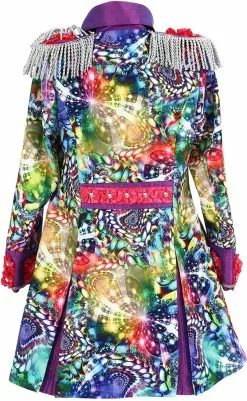 Overig Dames Carnavalsjas Purple Holographic Diamonds 11 Overig Dames Carnavalsjas Purple Holographic Diamonds -Carnavalskleding Dames Winkel dames carnavalsjas purple holographic diamonds achterkant
