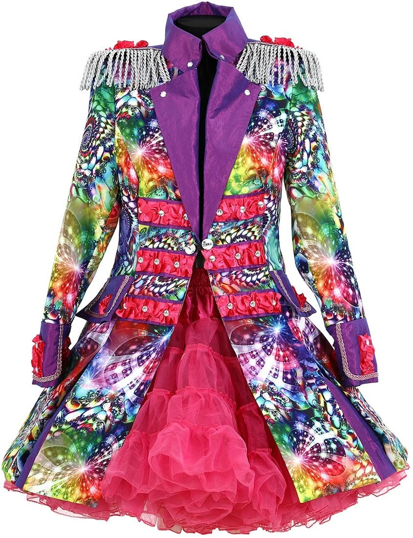 Overig Dames Carnavalsjas Purple Holographic Diamonds 1 Overig Dames Carnavalsjas Purple Holographic Diamonds