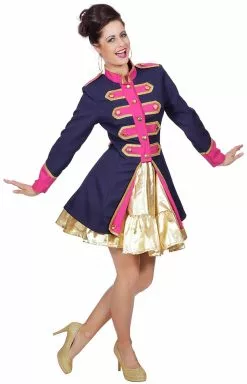 Overig Dames Carnavalsjas Uniform Donkerblauw/Fuchsia