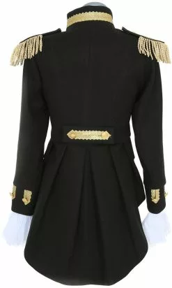 Overig Dames Carnavalsjas Zwart-Goud Luxe -Carnavalskleding Dames Winkel dames carnavalsjas zwart goud luxe achterkant