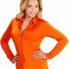 Overig Dames Disco Blouse Seventies Oranje