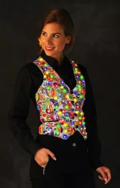 Overig Dames Gilet Castalia Zilver Met LED-verlichting