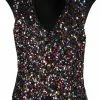 Overig Dames Gilet Multicolour Pailletten Luxe