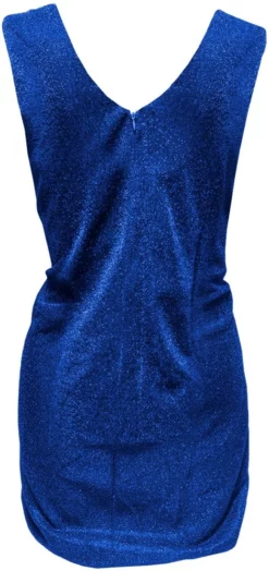 Overig Dames Glitter Jurkje Blauw -Carnavalskleding Dames Winkel dames glitter jurkje blauw 3