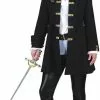 Overig Dames Piratenjas Luxe Zwart