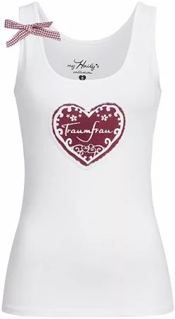 Overig Dames Trachten T-shirt Traumfrau Wit