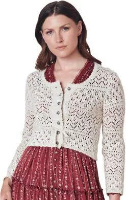 Overig Dames Trachten Vest Ameline Ecru