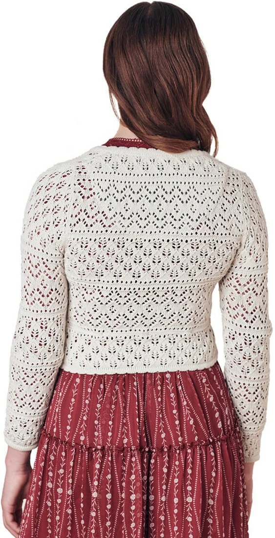 Overig Dames Trachten Vest Ameline Ecru 2 Overig Dames Trachten Vest Ameline Ecru - Afbeelding 2