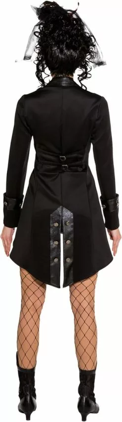 Overig Damesjas Gothic Zwart Luxe -Carnavalskleding Dames Winkel damesjas gothic zwart luxe 3