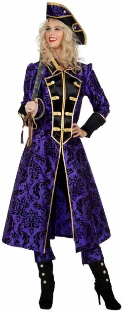 Overig Damesjas Purple Pirate Luxe -Carnavalskleding Dames Winkel damesjas purple pirate luxe 2