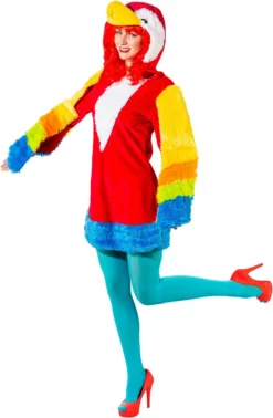 Overig Damesjurkje Papegaai Luxe