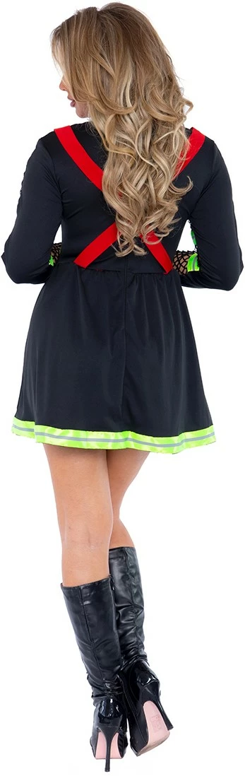 LEG AVENUE Dameskostuum Brandweervrouw - Flirty Firefighter 2 LEG AVENUE Dameskostuum Brandweervrouw - Flirty Firefighter - Afbeelding 2