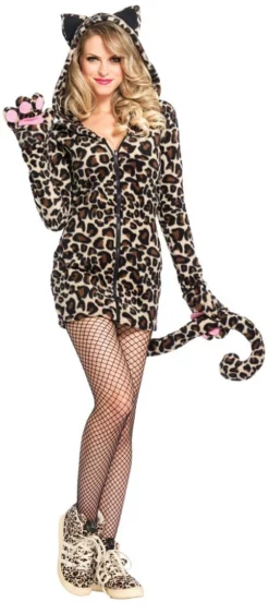 LEG AVENUE Dameskostuum Cozy Leopard