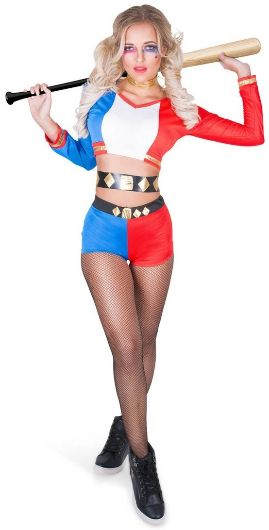 Overig Dameskostuum Crazy Rebel Harlequin 1 Overig Dameskostuum Crazy Rebel Harlequin