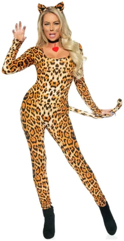 LEG AVENUE Dameskostuum Sexy Cougar 3dlg.