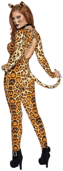 LEG AVENUE Dameskostuum Sexy Cougar 3dlg. 10 LEG AVENUE Dameskostuum Sexy Cougar 3dlg. -Carnavalskleding Dames Winkel dameskostuum sexy cougar 3dlg achterkant 2