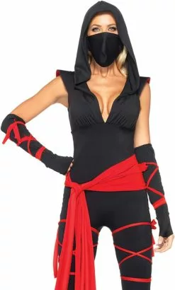 LEG AVENUE Dameskostuum Sexy Deadly Ninja 9 LEG AVENUE Dameskostuum Sexy Deadly Ninja -Carnavalskleding Dames Winkel dameskostuum sexy deadly ninja voorkant 2