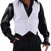 Overig Disco Fever Gilet Wit Voor Heren