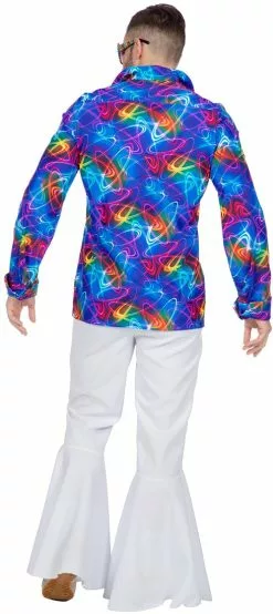 Overig Disco Shirt Atomic Voor Heren -Carnavalskleding Dames Winkel disco shirt atomic voor heren achterkant