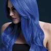 Overig Fever Pruik Khloe Luxe Neon Blauw