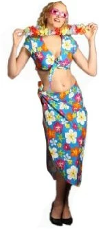 Overig Hawaiaanse 2dlg. Blauw