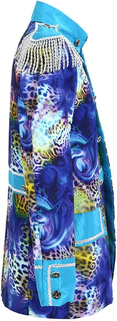 Overig Heren Carnavalsjas Blue Panther Luxe 2 Overig Heren Carnavalsjas Blue Panther Luxe - Afbeelding 2