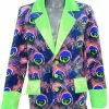 Overig Heren Carnavalsjas Neon Pauw