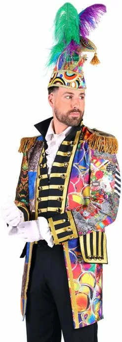 Overig Heren Carnavalsjas Patchwork Mix-it Up -Carnavalskleding Dames Winkel heren carnavalsjas patchwork mix it up 1