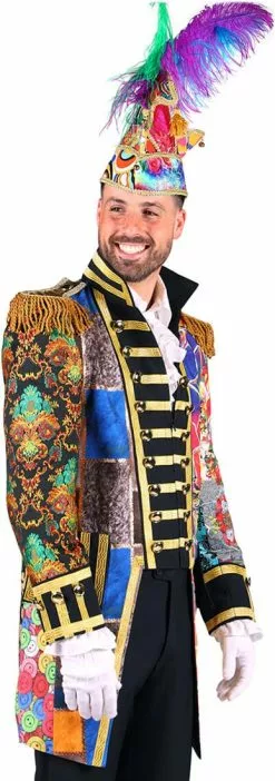 Overig Heren Carnavalsjas Patchwork Mix-it Up -Carnavalskleding Dames Winkel heren carnavalsjas patchwork mix it up 2