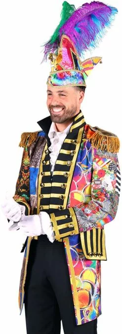 Overig Heren Carnavalsjas Patchwork Mix-it Up