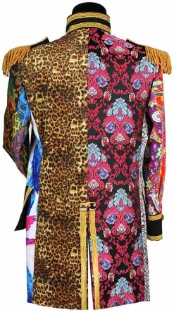 Overig Heren Carnavalsjas Patchwork Mix-it Up -Carnavalskleding Dames Winkel heren carnavalsjas patchwork mix it up achterkant