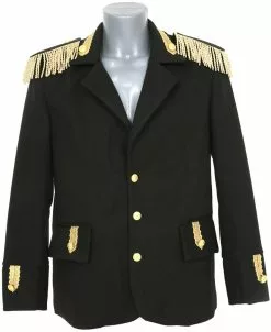 Overig Heren Carnavalsjas Zwart-Goud Luxe