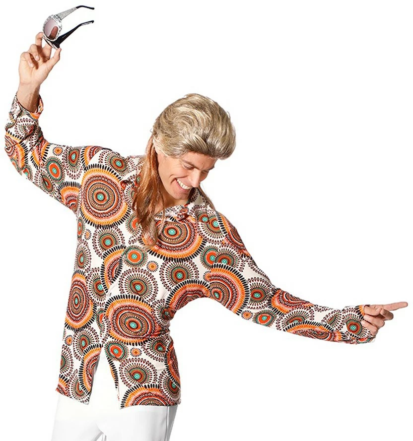 Overig Heren Disco Seventies Blouse Mandela's 2 Overig Heren Disco Seventies Blouse Mandela's - Afbeelding 2